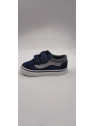 old skool v. textile bleu