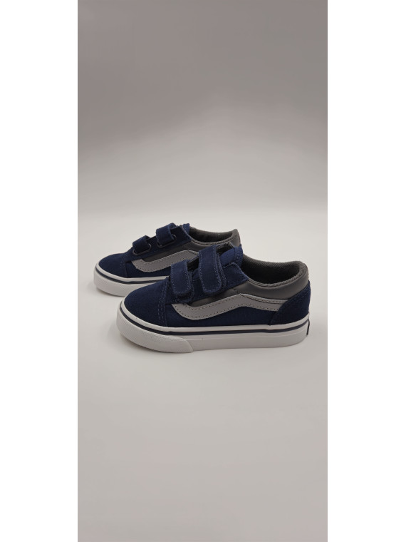 old skool v. textile bleu