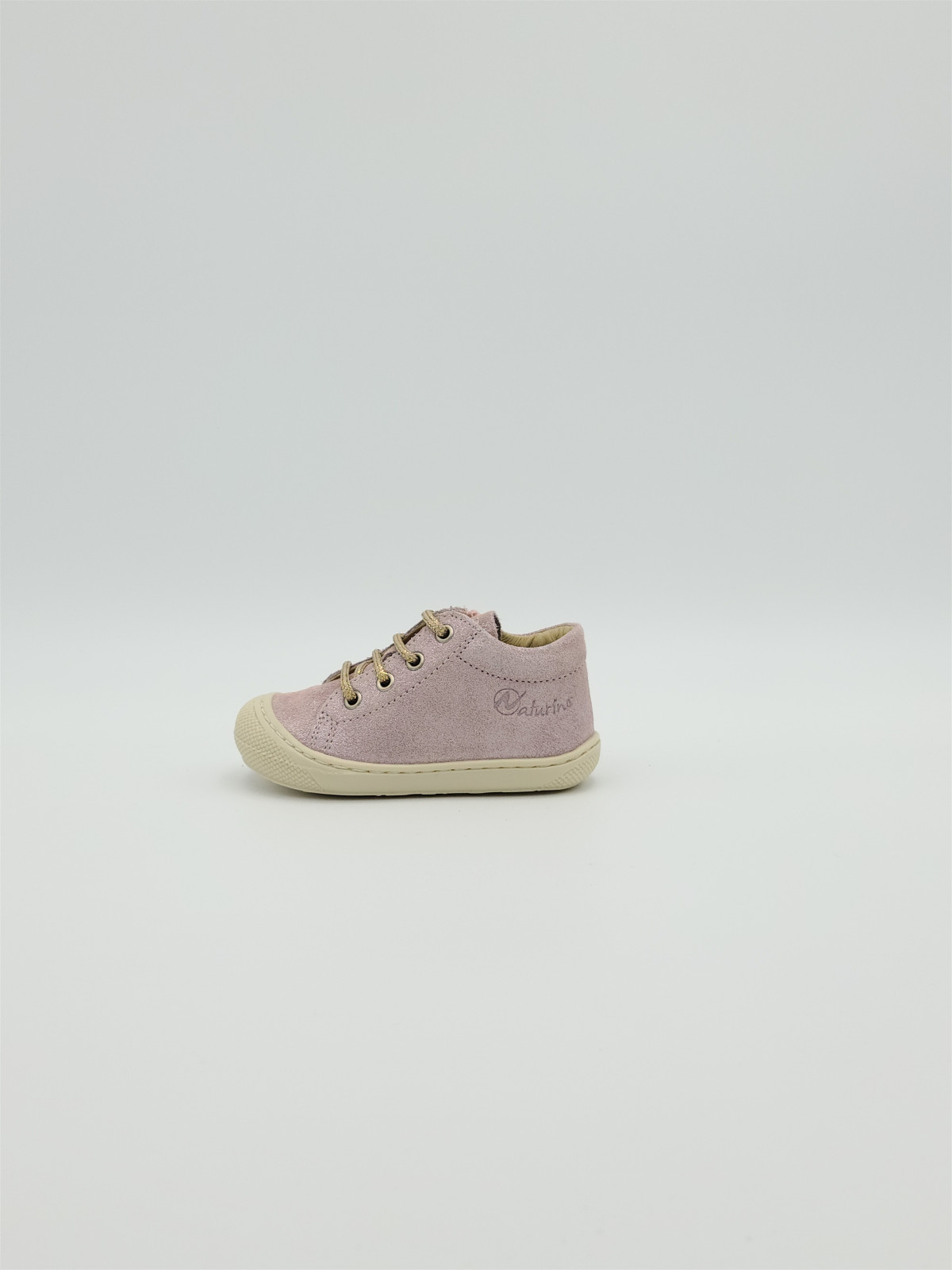 cocoon zip suede glitter rose