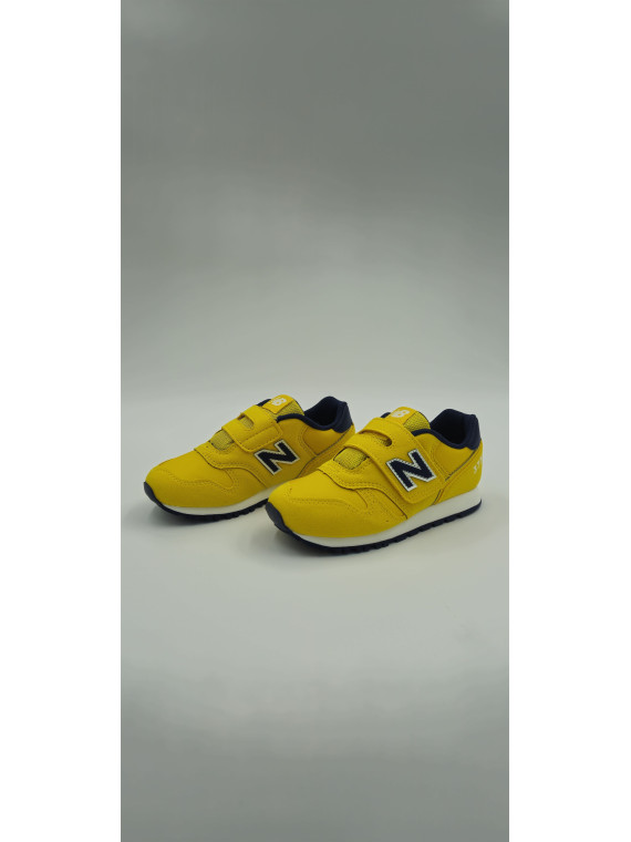 373 hook and loop nubuck/mesh jaune