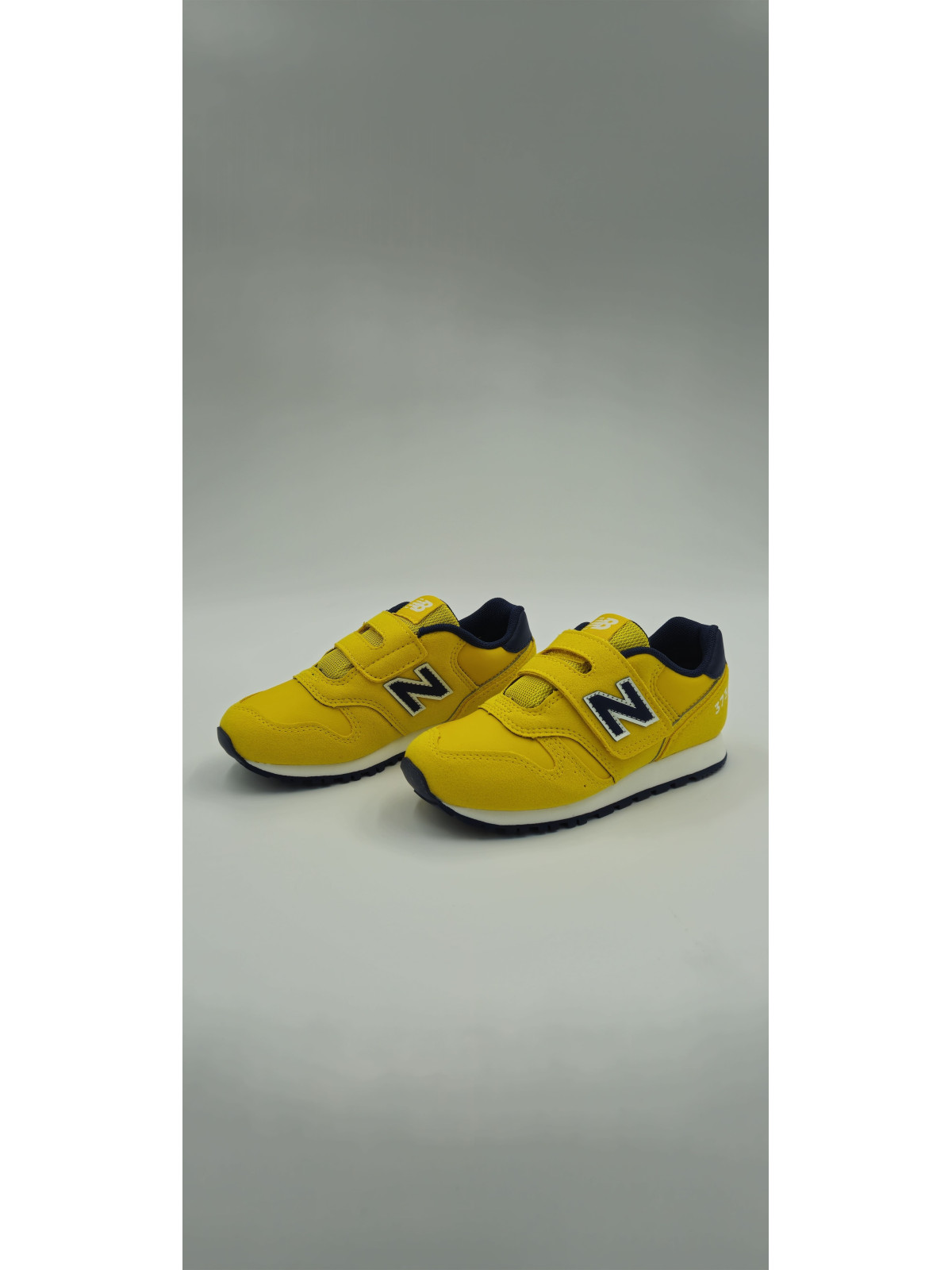 373 hook and loop nubuck/mesh jaune