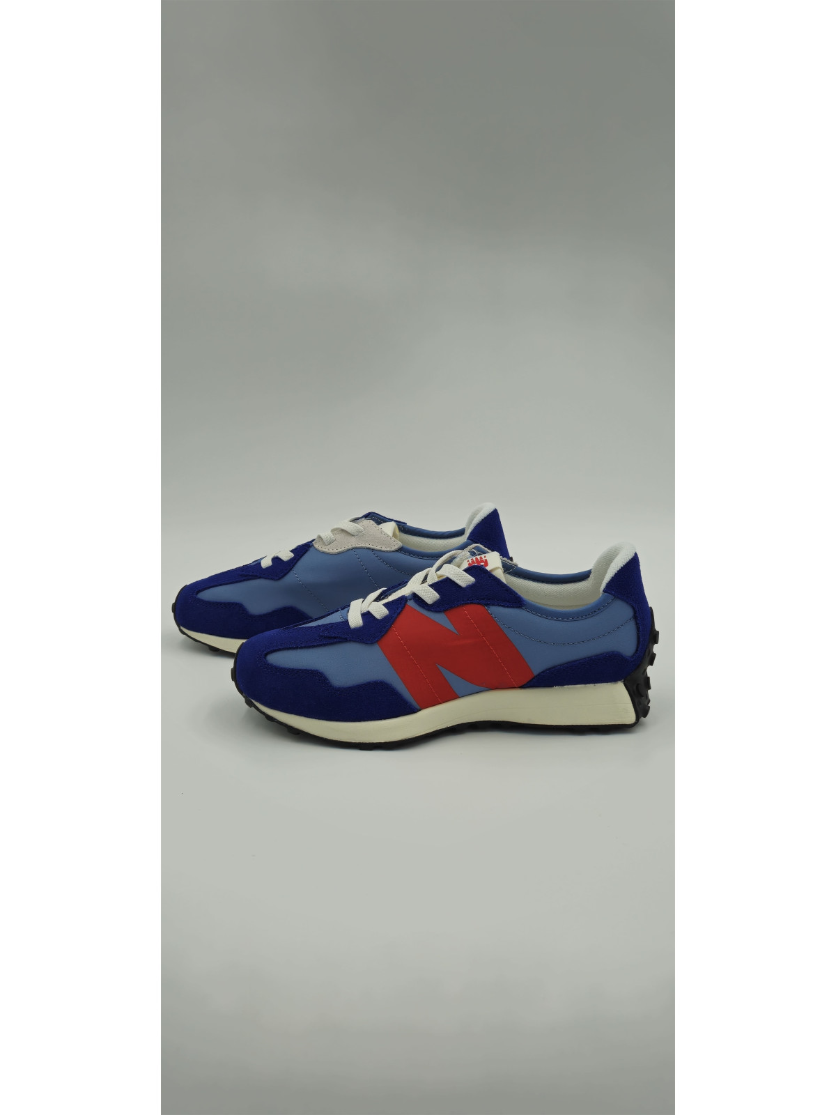 327 mesh/nubuck bleu