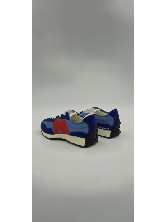 327 mesh/nubuck bleu