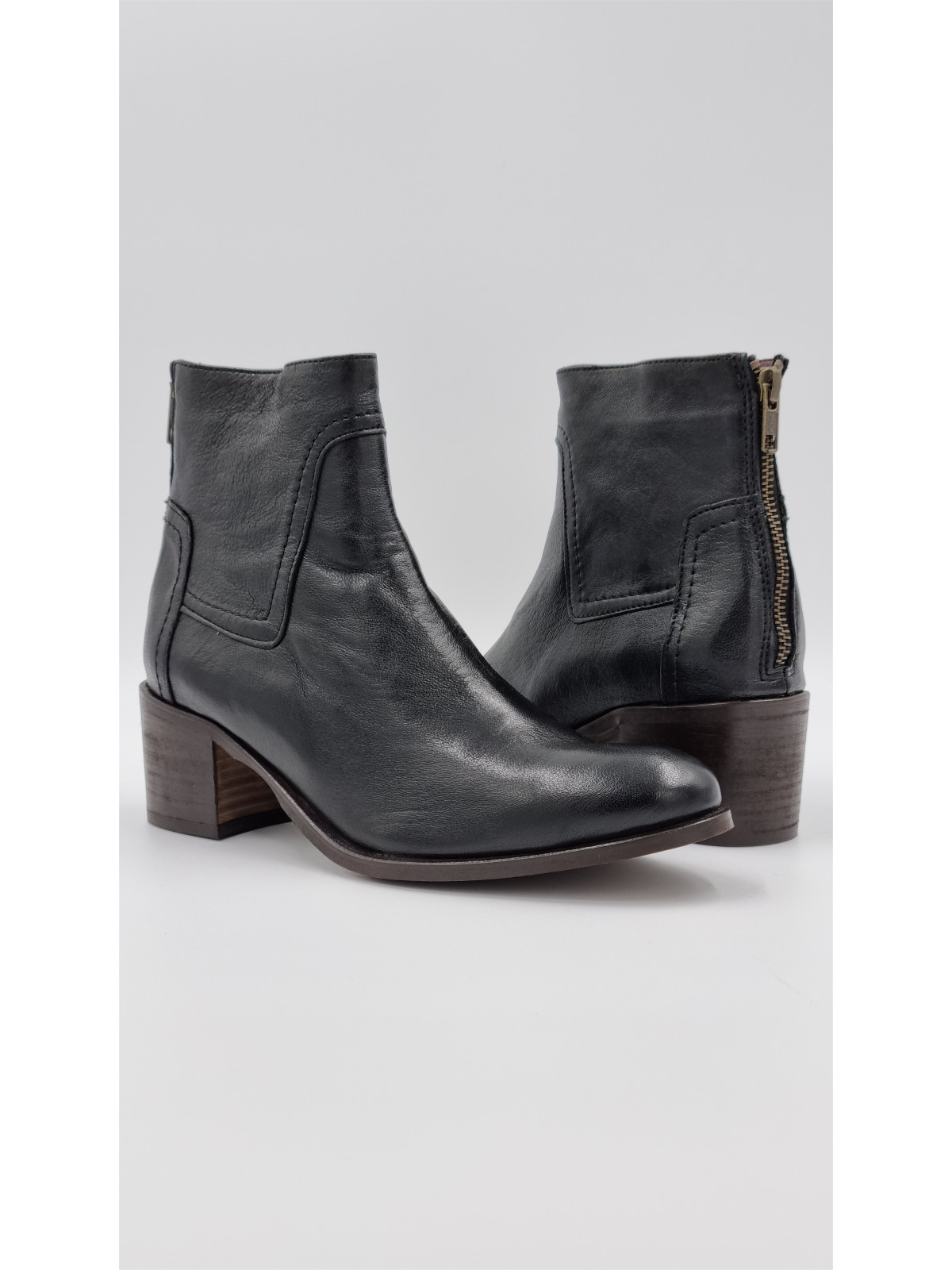 ektor cuir pully noir