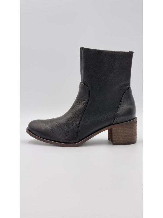 alias cuir pully noir