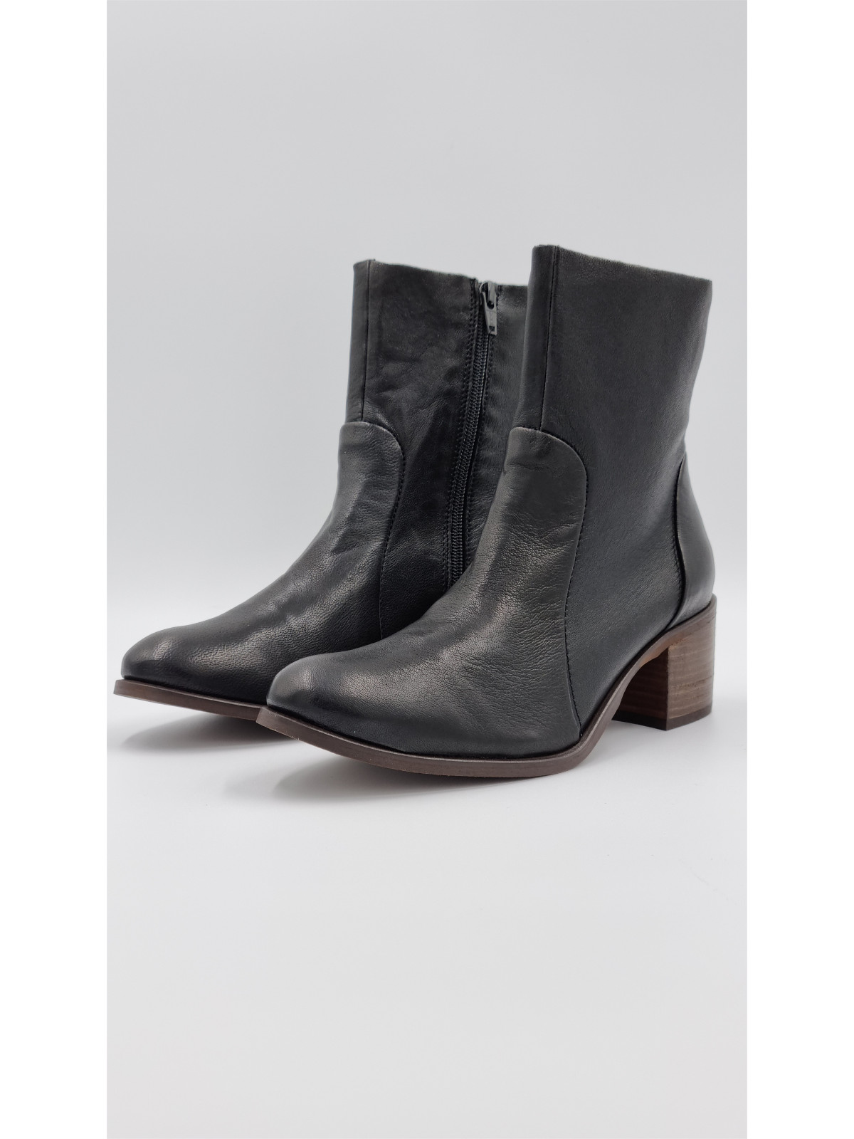 alias cuir pully noir