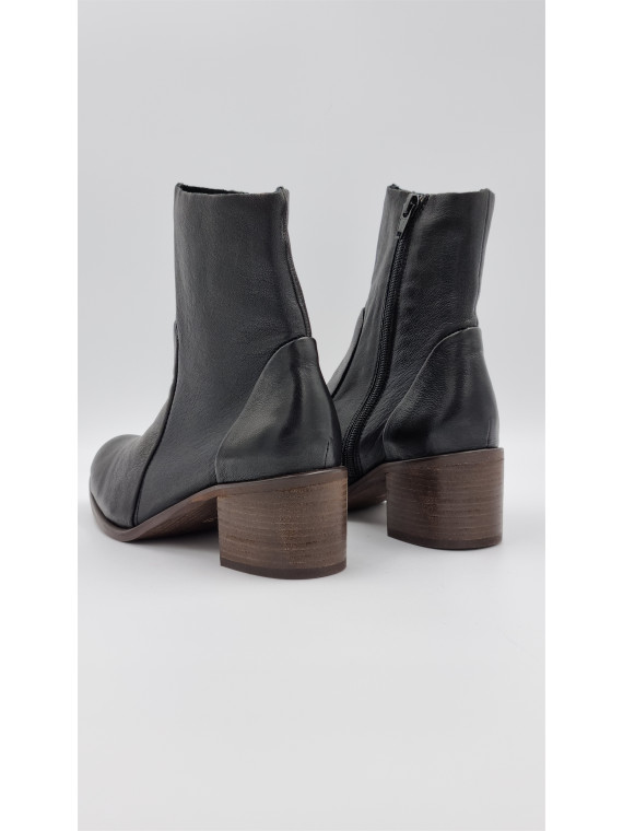 alias cuir pully noir