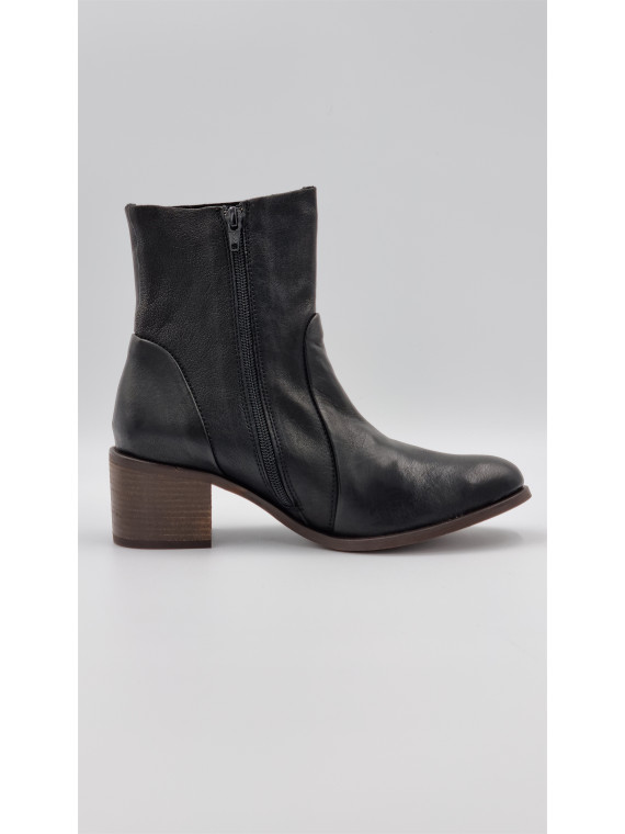 alias cuir pully noir