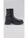 flynt cuir pully noir