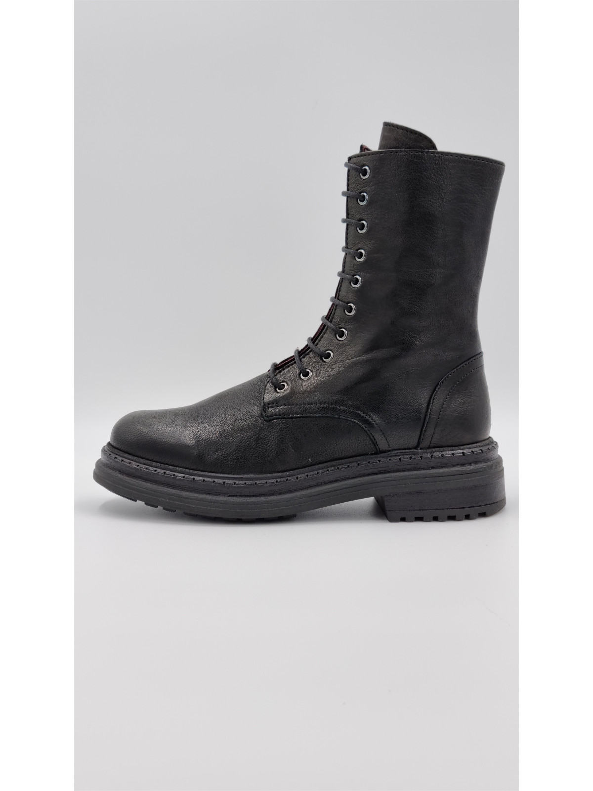 lior cuir pully noir