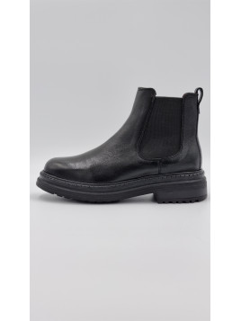 laki cuir pully noir