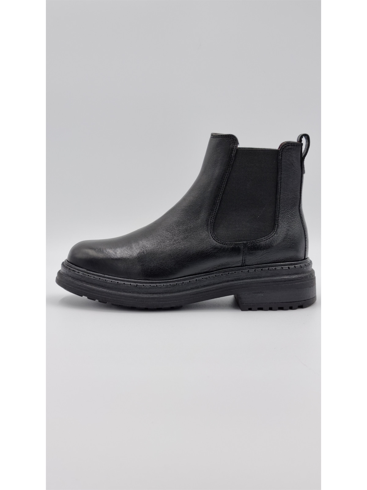 laki cuir pully noir