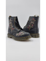 1460 pascal cuir flower noir