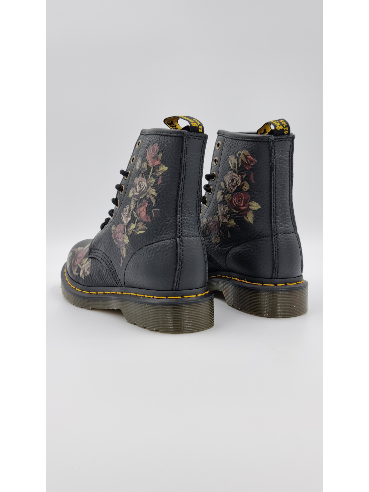 1460 pascal cuir flower noir