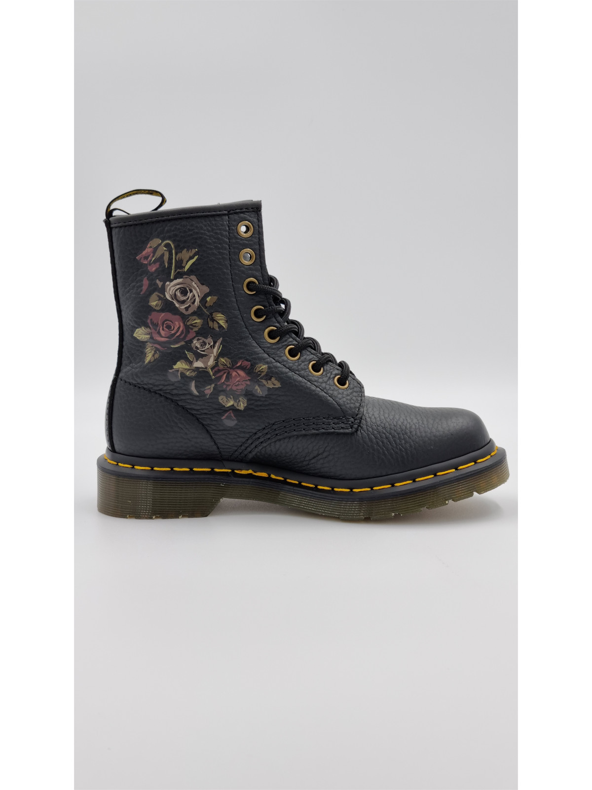 1460 pascal cuir flower noir