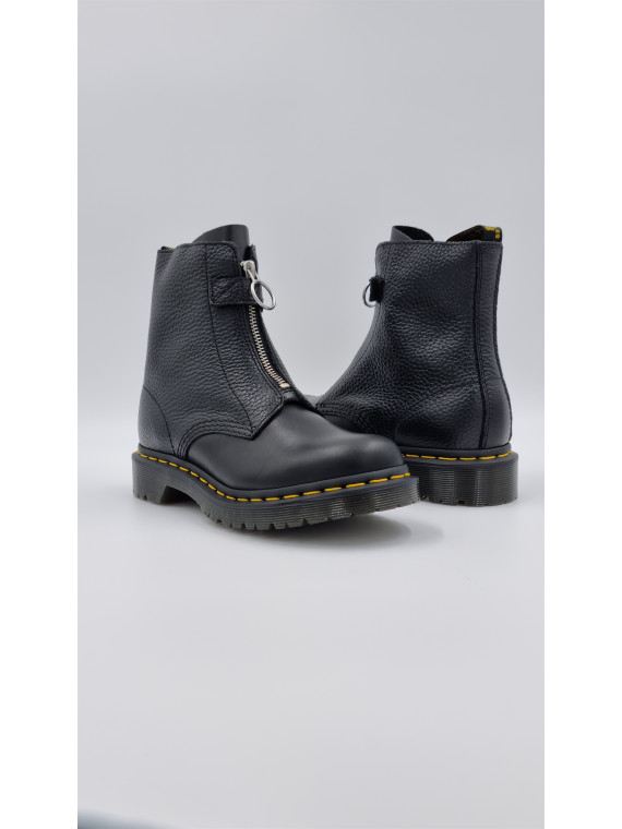 1460 pascal zip cuir noir