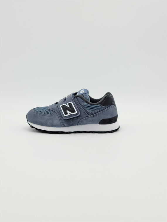 574 hook loop mesh/nubuck gris arctic