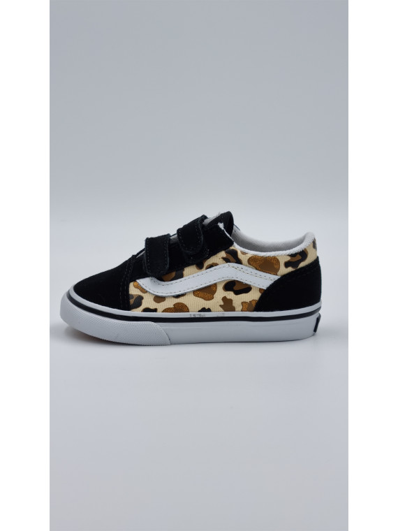 old skool v. nubuck/textile multicolore