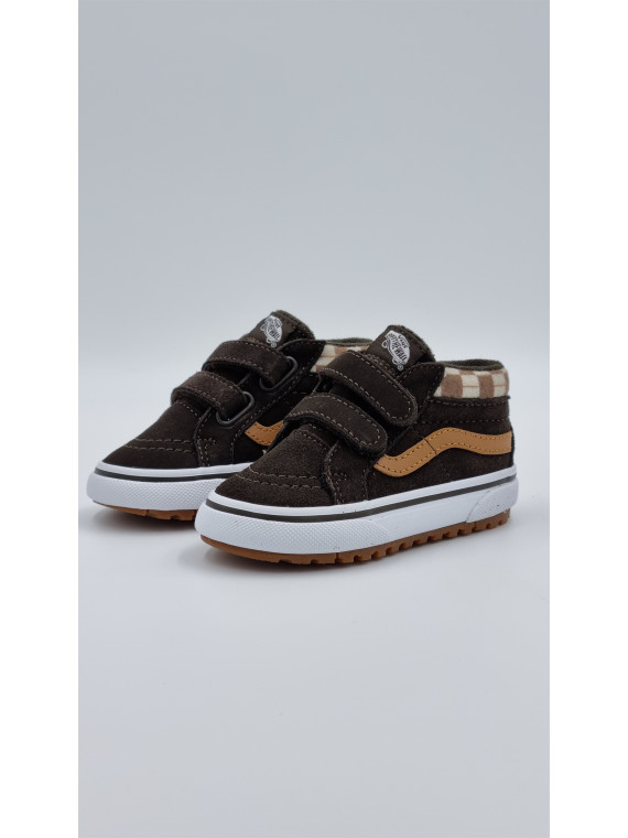 mte sk8-mid nubuck/textile marron