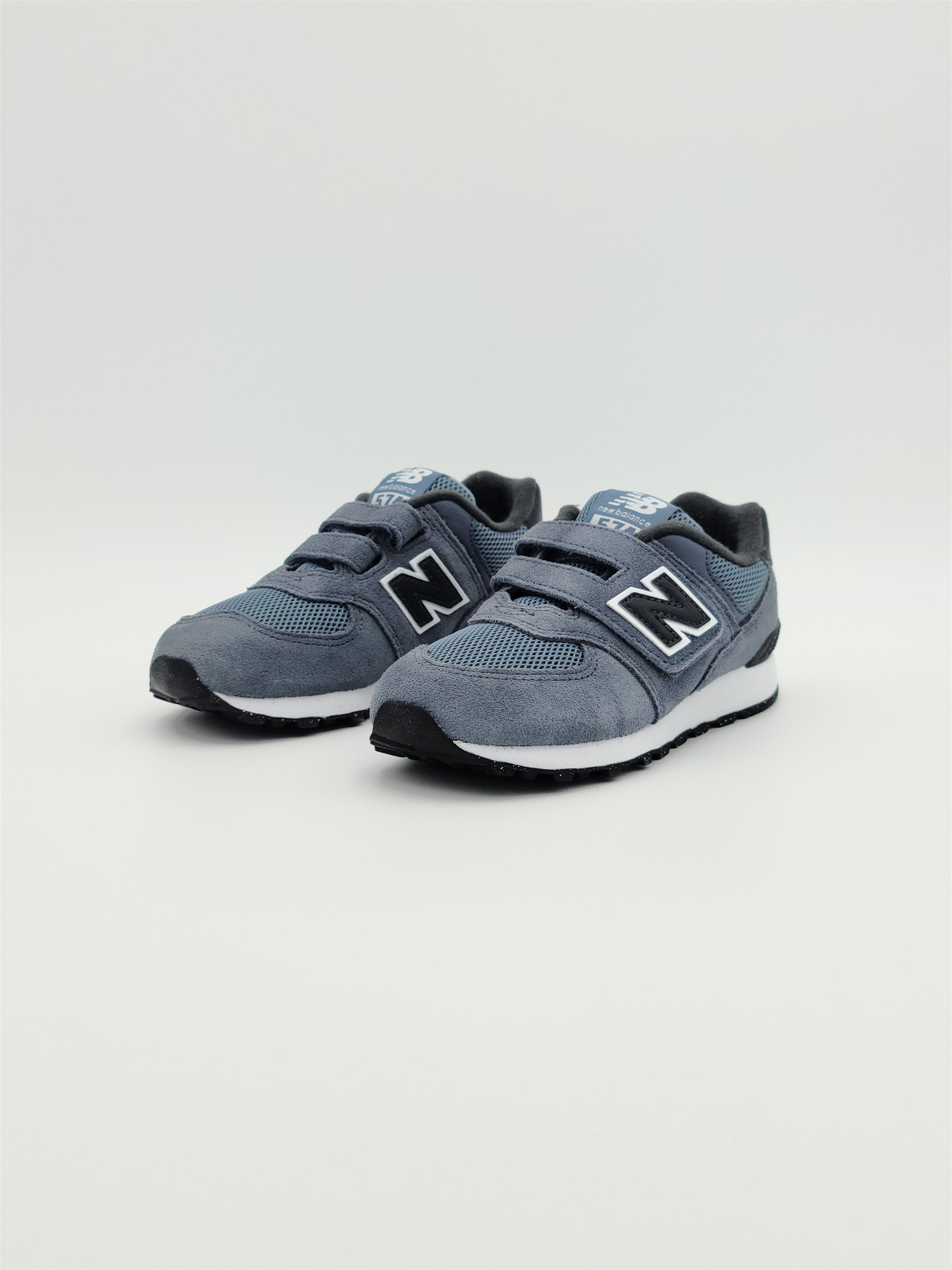 574 hook loop mesh/nubuck gris arctic