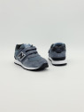 574 hook loop mesh/nubuck gris arctic