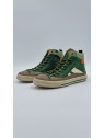 laset cuir vert