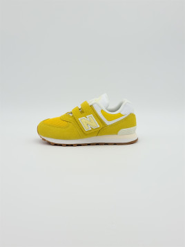 574 hook loop mesh/nubuck jaune