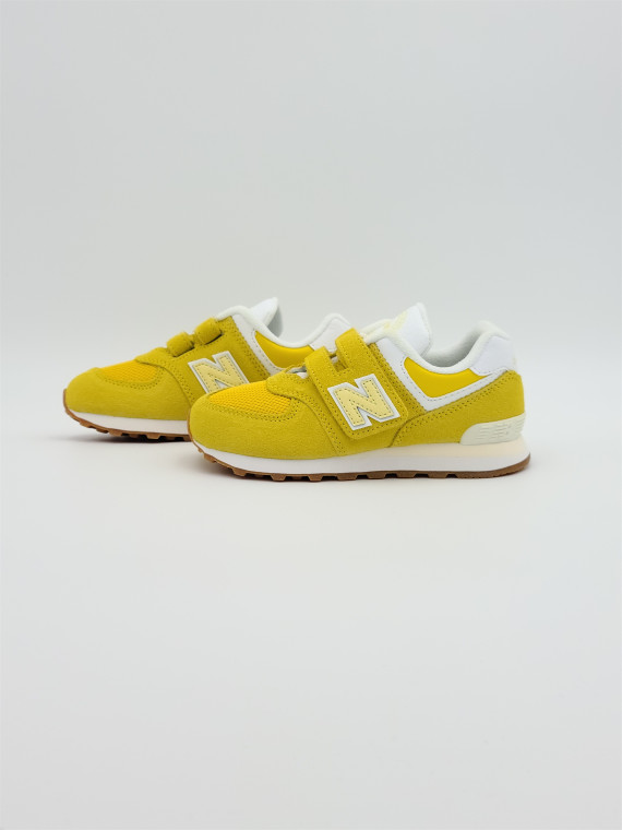 574 hook loop mesh/nubuck jaune