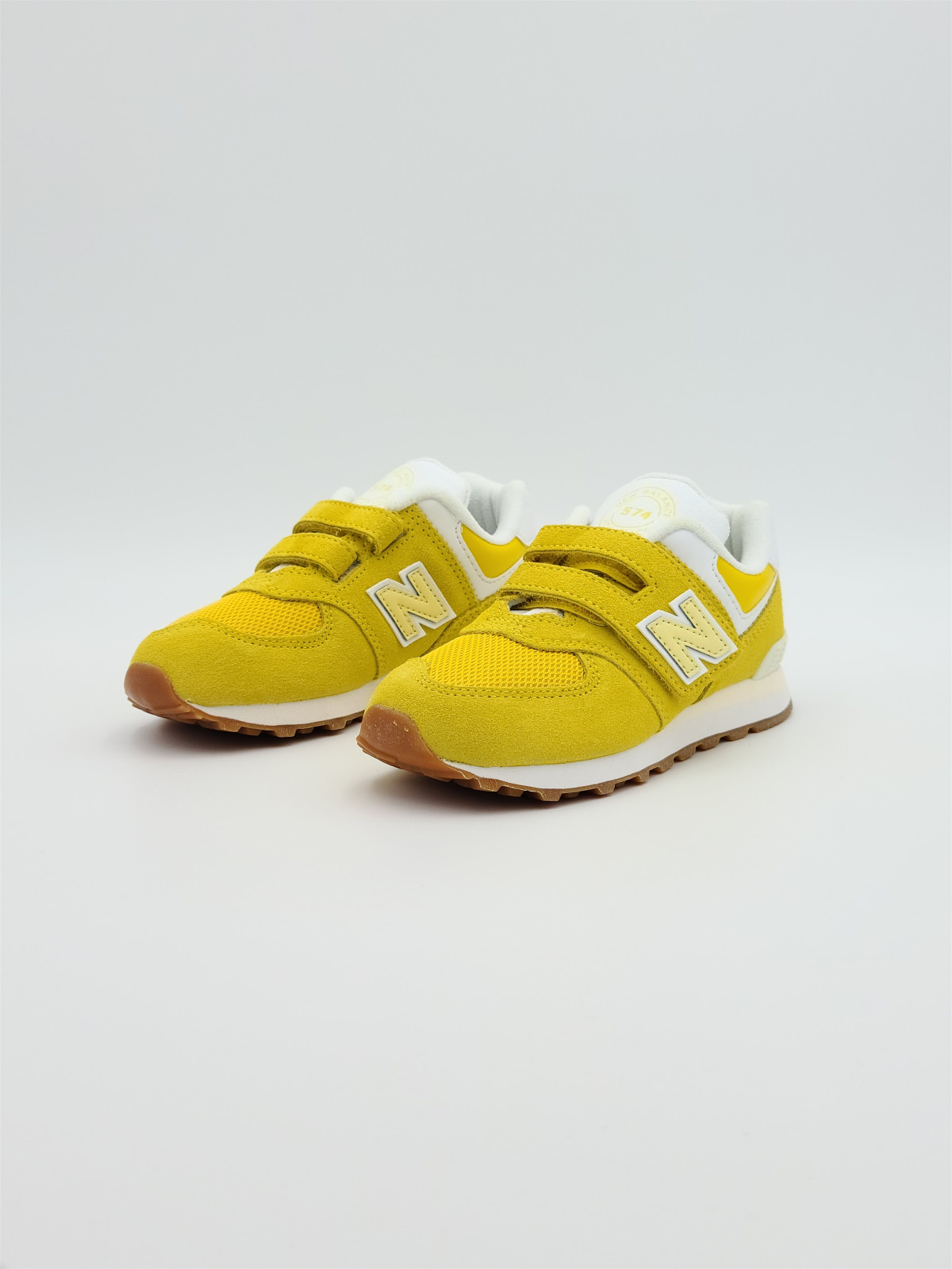 574 hook loop mesh/nubuck jaune