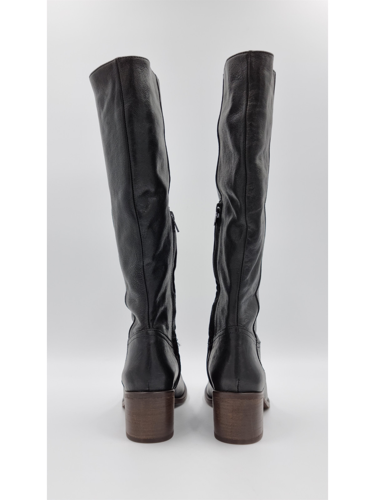 sambo cuir pully noir