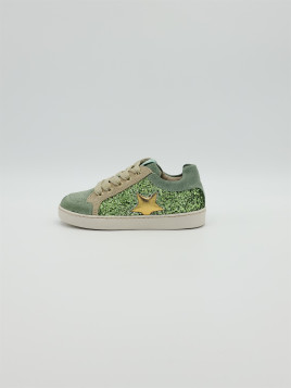 ravid cuir/glitter oxide/gold