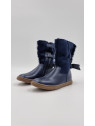 fabienne cuir/nubuck bleu
