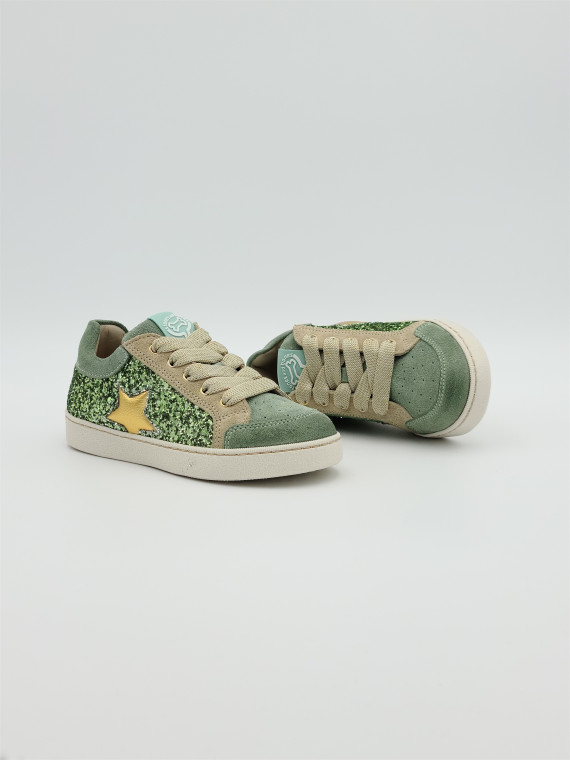 ravid cuir/glitter oxide/gold