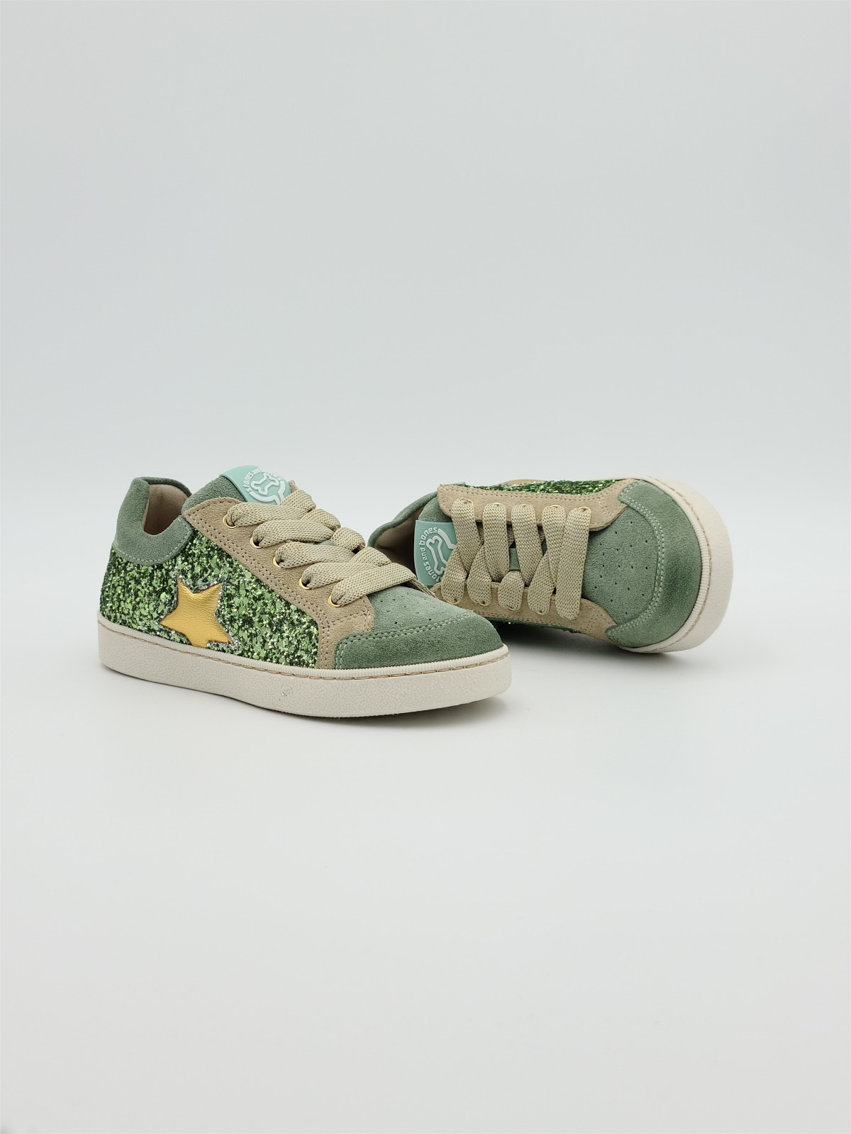 ravid cuir/glitter oxide/gold