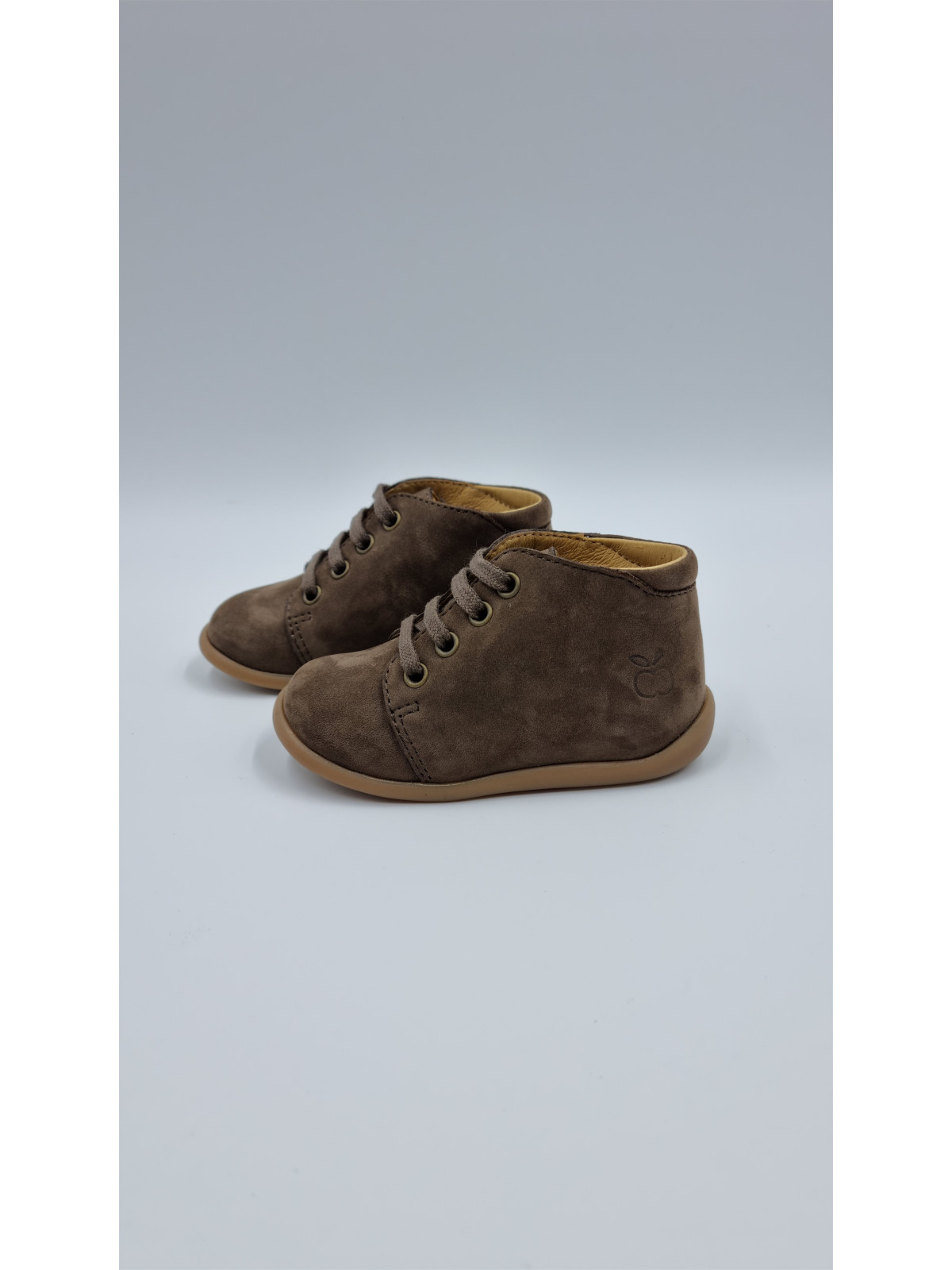 stand-up bottine nubuck taupe