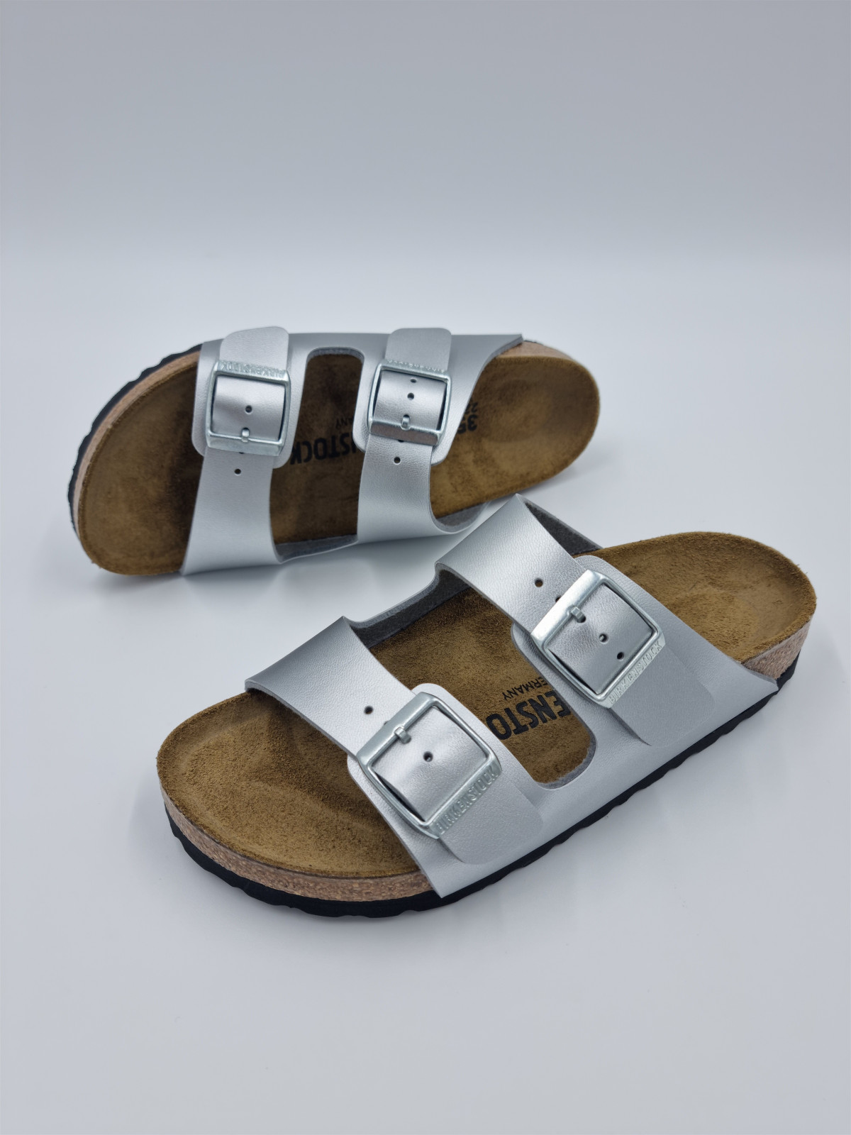 arizona bf autre matière/cuir argent