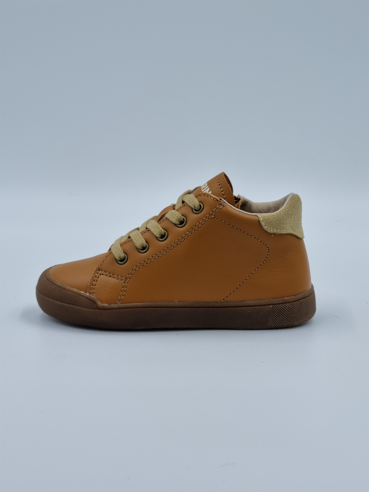 eindhoven high zip calf/suede marron