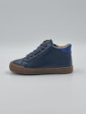 eindhoven high zip calf/suede bleu
