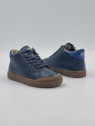 eindhoven high zip calf/suede bleu