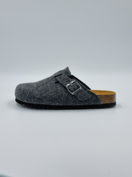 olivier felt cuir/feutrine gris