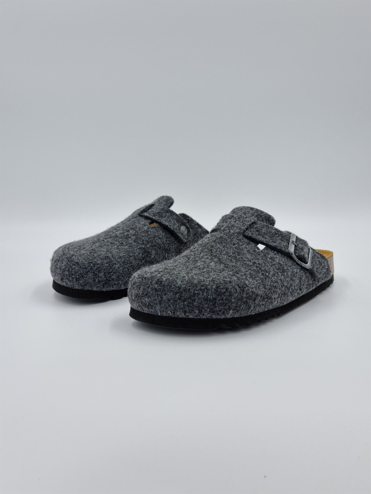 olivier felt cuir/feutrine gris