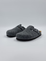 olivier felt cuir/feutrine gris