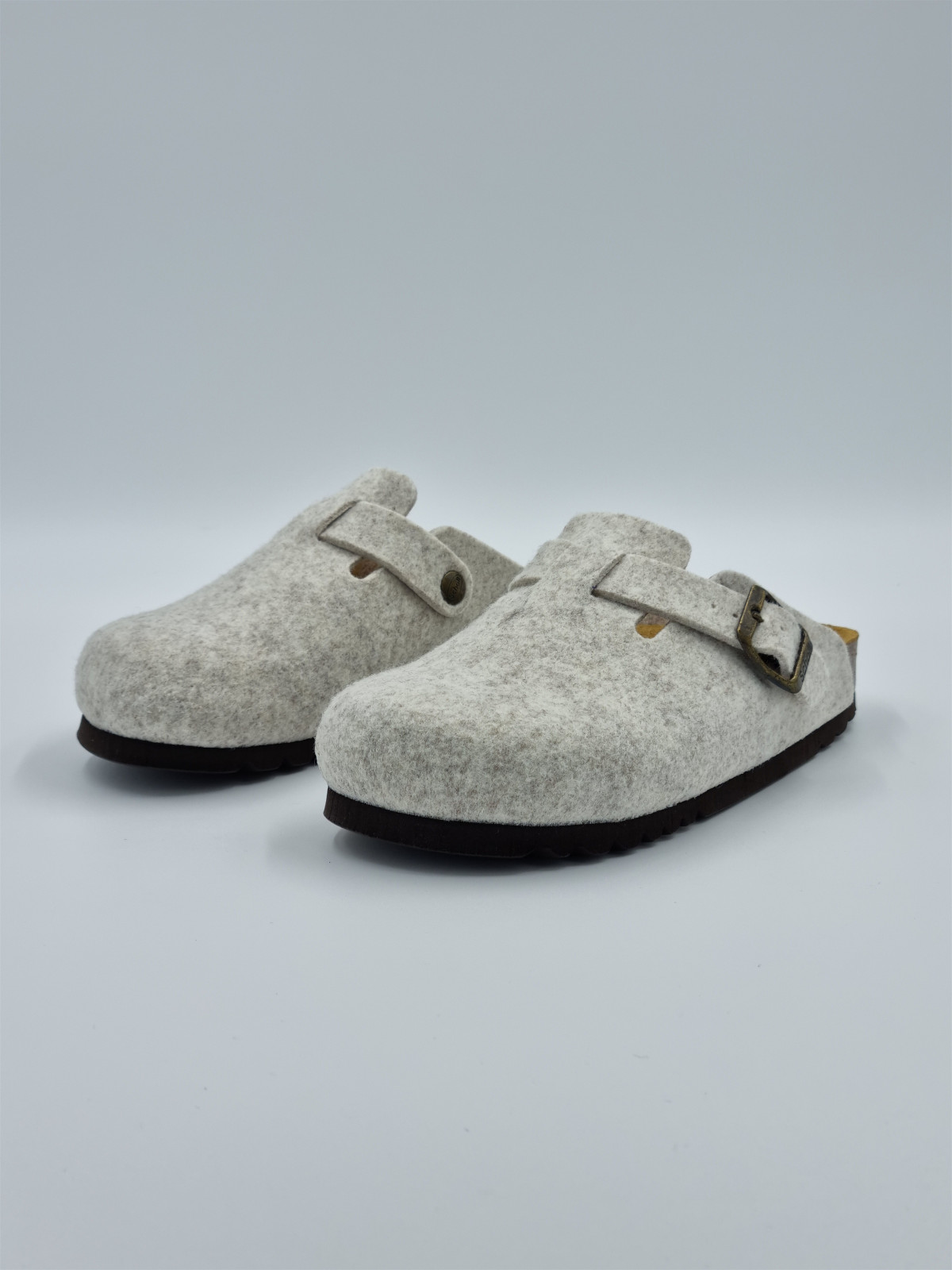 fae felt cuir/feutrine beige