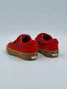 old skool v. nubuck/textile rouge