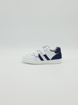 24811s cuir bianco/blue
