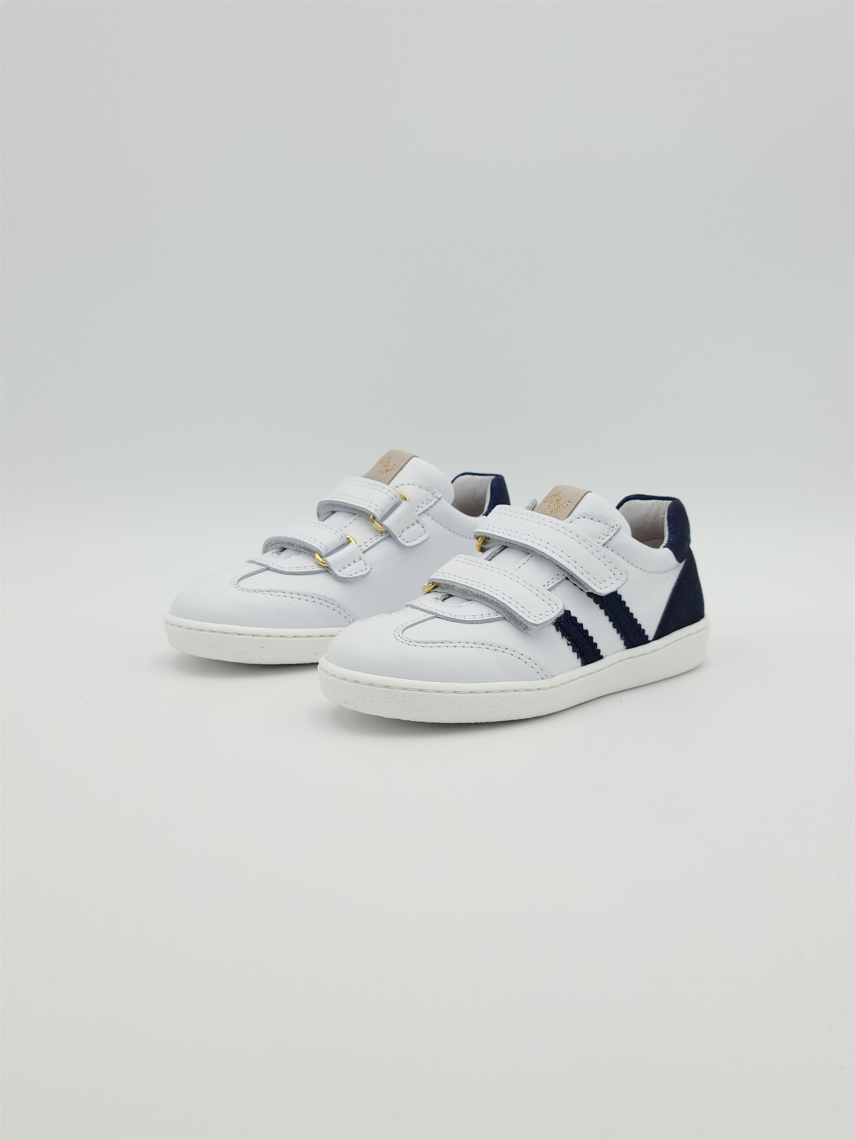 24811s cuir bianco/blue
