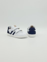24811s cuir bianco/blue