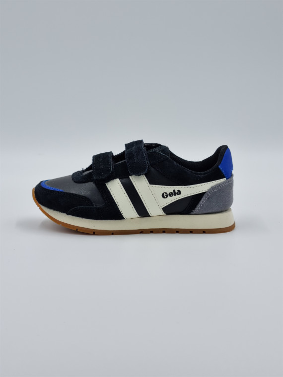 austin pure strap cuir/nubuck noir