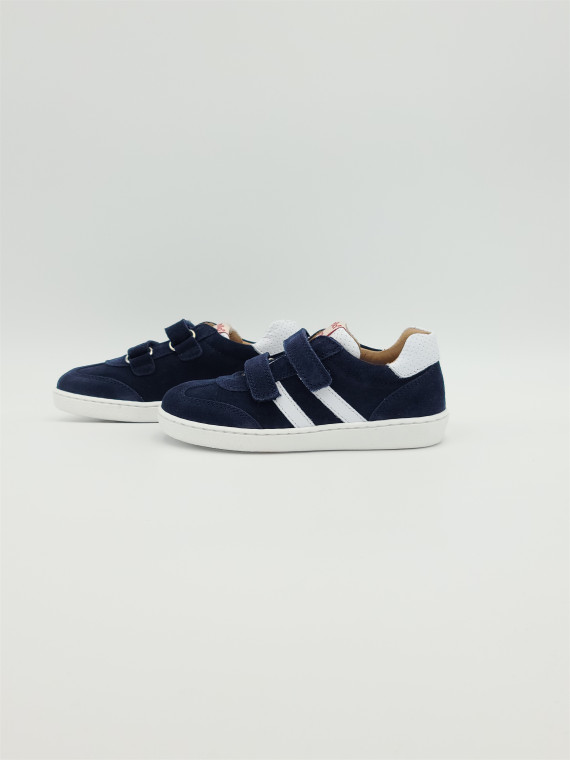 24809l cuir/nubuck blue
