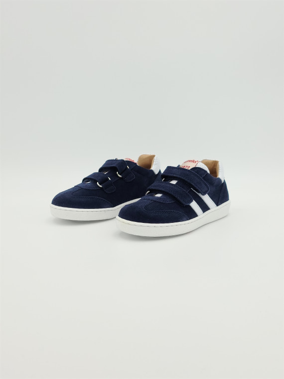 24809l cuir/nubuck blue